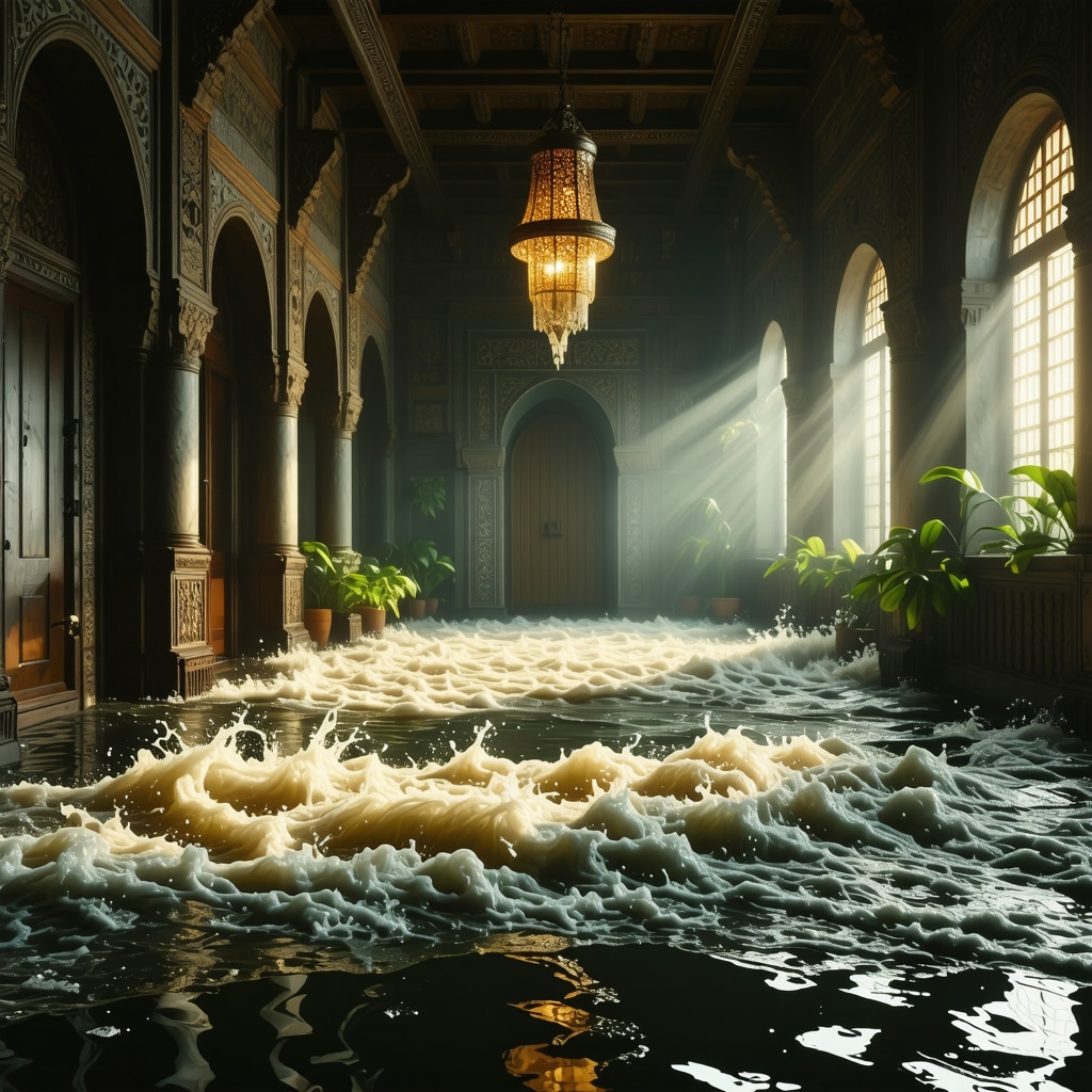 Dicționar islamic de vise cu poplavu în casă: Ghid 2024 complet