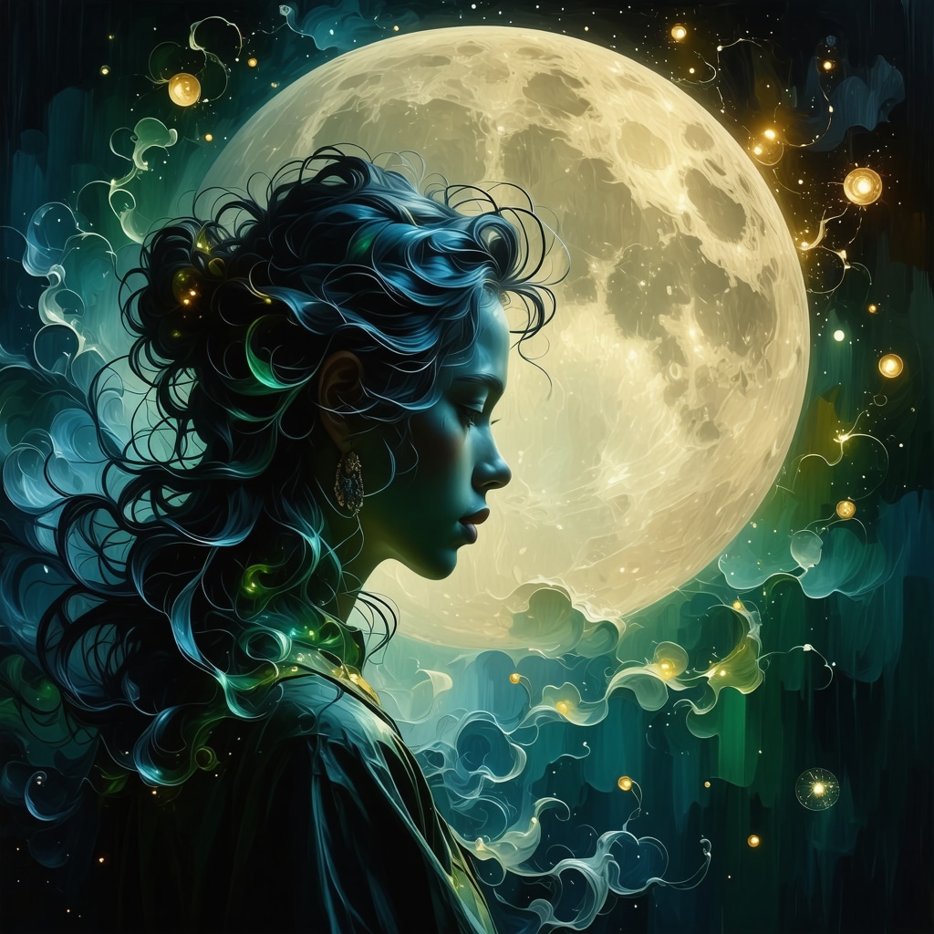 Symbolic Hair Dyeing in Islamic Spirituality Artistic representation of hair dyeing symbolizing spiritual transformation in Islam