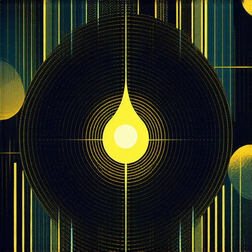 Mystical Islamic art depicting visa and health symbols in dreams