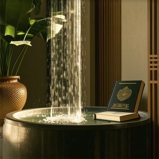 Viziunea cu apă în casă islam: Mesaje și simboluri spirituale comprehensiv