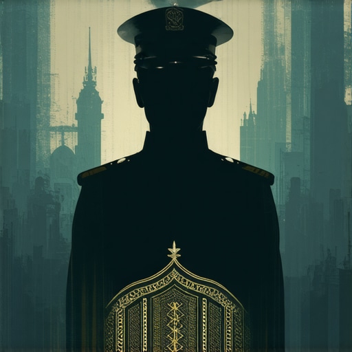 Symbolic image of police in a spiritual context, divine guidance in dreams