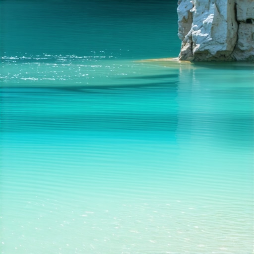 A peaceful scene of clear flowing water symbolizing spiritual cleansing in Islamic dreams.