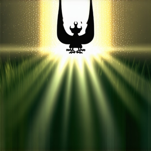 Divine Islamic Dream Symbols Sacred Islamic symbols in a dream with divine light and animals