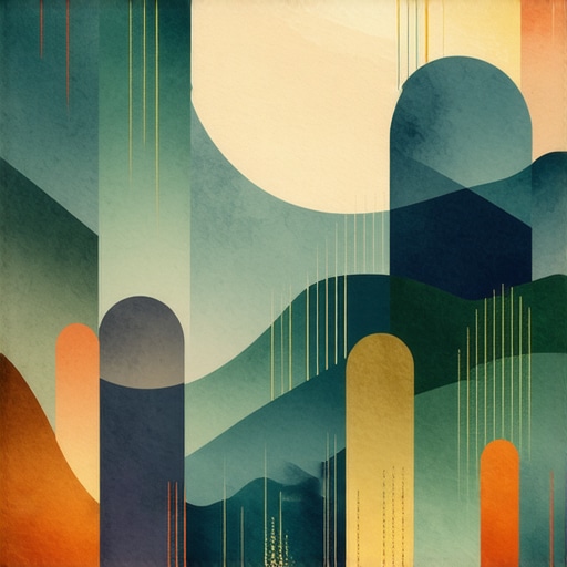 Dreamscape of Divine Messages in Islam Abstract Islamic art representing spiritual dreams and divine messages