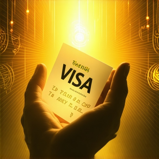 Protecție divină și simbolism în islam Mână care ține o viză cu simboluri spirituale