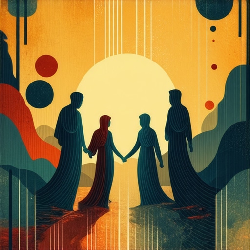 Simboluri islamice pentru familie și iubire în vise Ilustrație simboluri islamice despre familie și dragoste în vise