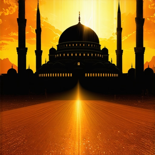 Viza Karbala în viziunea spirituală islamică Scene spirituală islamică cu simbolul vizei și imagini din Karbala