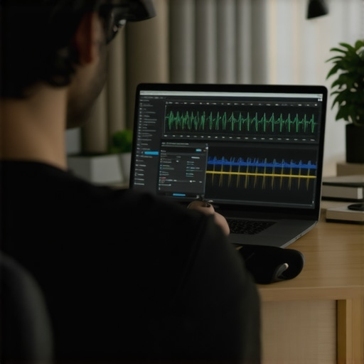 Digital Maintenance in Action Person monitoring their network and system health using professional tools