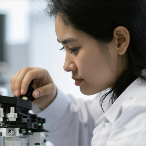 Focus on Nuance in {keywords} A detailed close-up of hands adjusting a complex device, illustrating the importance of nuance in mastering {keywords}.