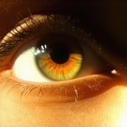 Ochi înțelept care privește spre cer, simbolizând înțelepciunea divină